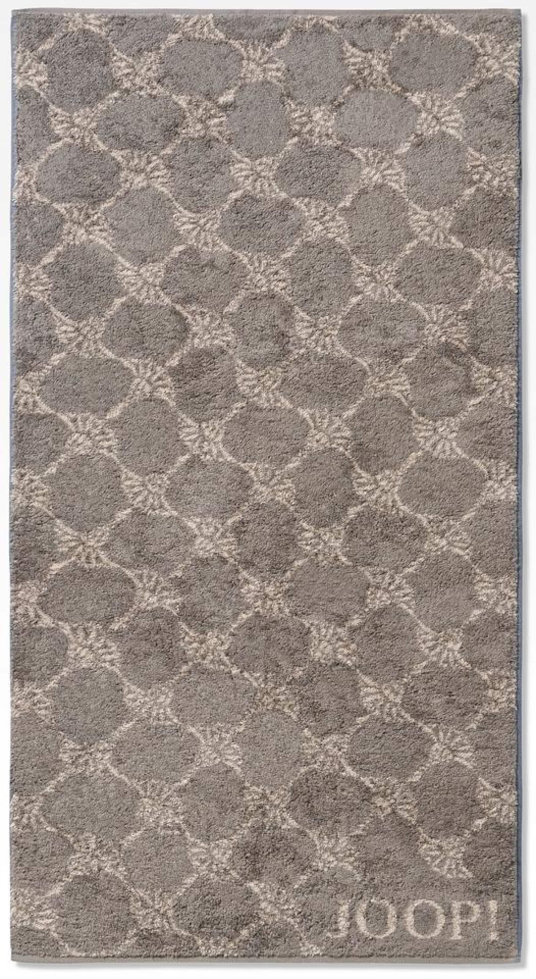 Telo doccia 'Cornflower' di JOOP! in beige: frontale