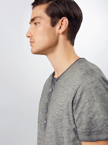 Key Largo Shirt 'Lemonade' in Grey