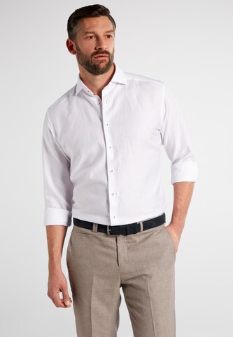 ETERNA Regular fit Button Up Shirt in White: front