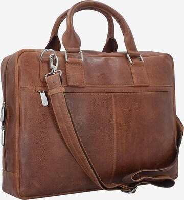 Plevier Document Bag in Brown