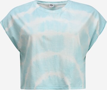 T-shirt Urban Classics en bleu : devant