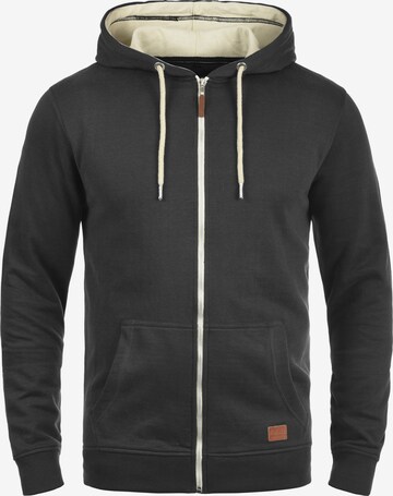 BLEND Zip-Up Hoodie 'Hulker' in Black: front