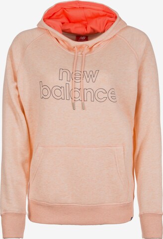 new balance Sweatshirt 'Essentials' in Oranje: voorkant
