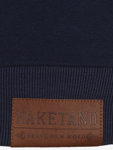 naketano Sweatshirt 'Hier ist der Manager!' in Blau