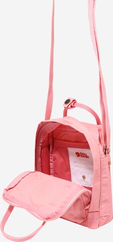 Borsa a tracolla 'Kånken ' di Fjällräven in rosa: superiore