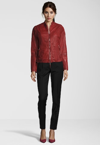 7ELEVEN Lederjacke 'Quiny' in Rot