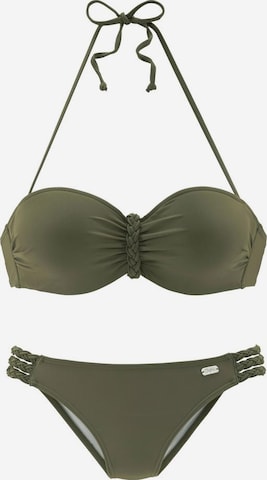 BUFFALO Bikini in Green: front