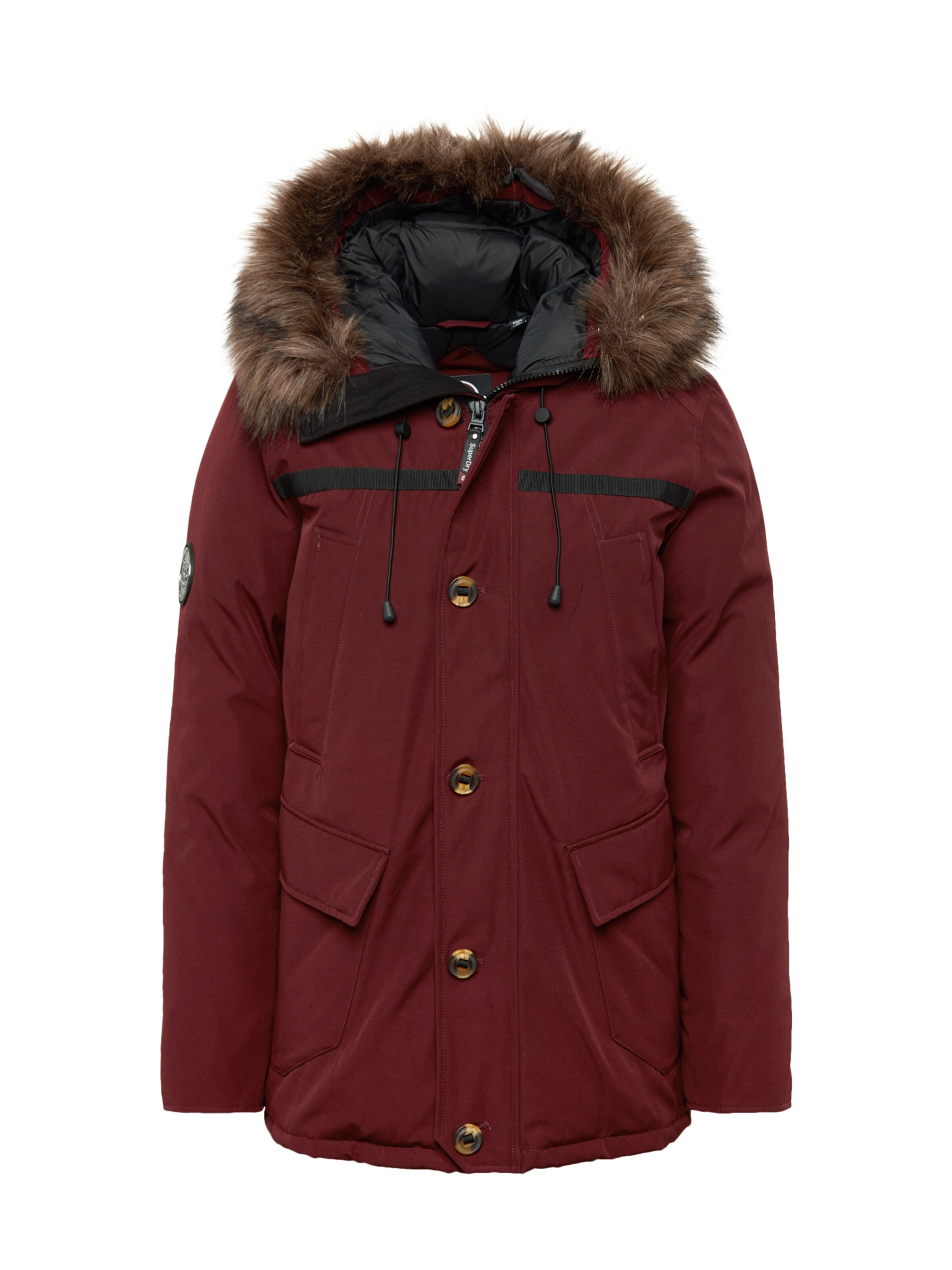 Superdry - Winterparka 'ROOKIE DOWN' in de kleur Bourgogne