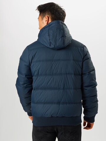 INDICODE JEANS Regular fit Winter Jacket 'Adrian' in Blue