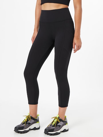 Marika Skinny Workout Pants in Black: front