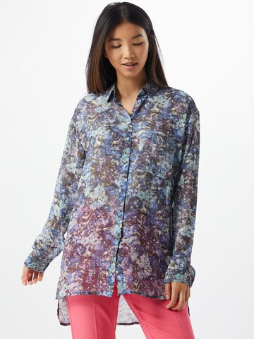 Moves Blouse 'Saliha' in Blue: front
