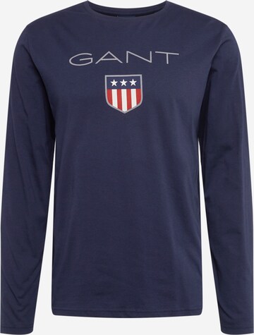 GANT Shirt 'SHIELD' in Blau: predná strana