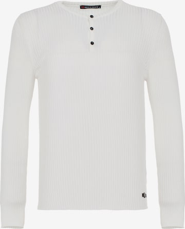 CIPO & BAXX Sweater in White: front