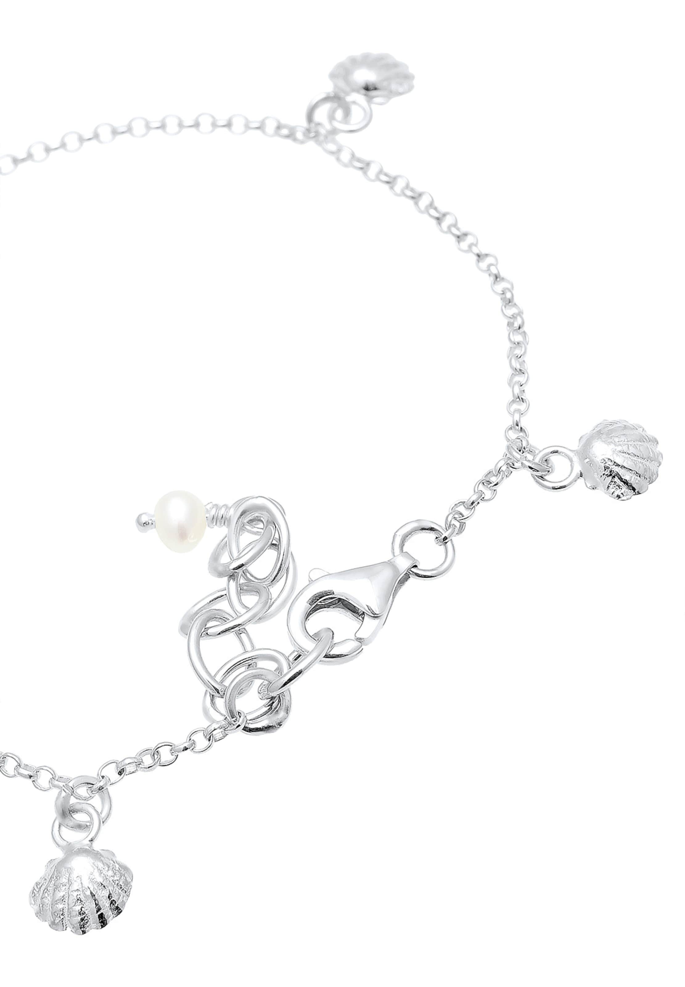 ELLI Armband 'Muschel' in Zilver