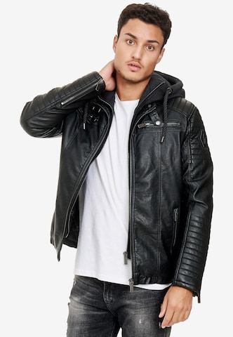 Redbridge Between-Season Jacket in Black: front