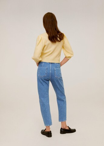 Effilé Jean 'Slouchy' MANGO en bleu