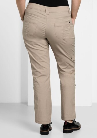 SHEEGO Regular Cargo Pants in Grey