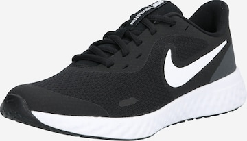 NIKE Athletic Shoes 'Revolution 5' in Black: front