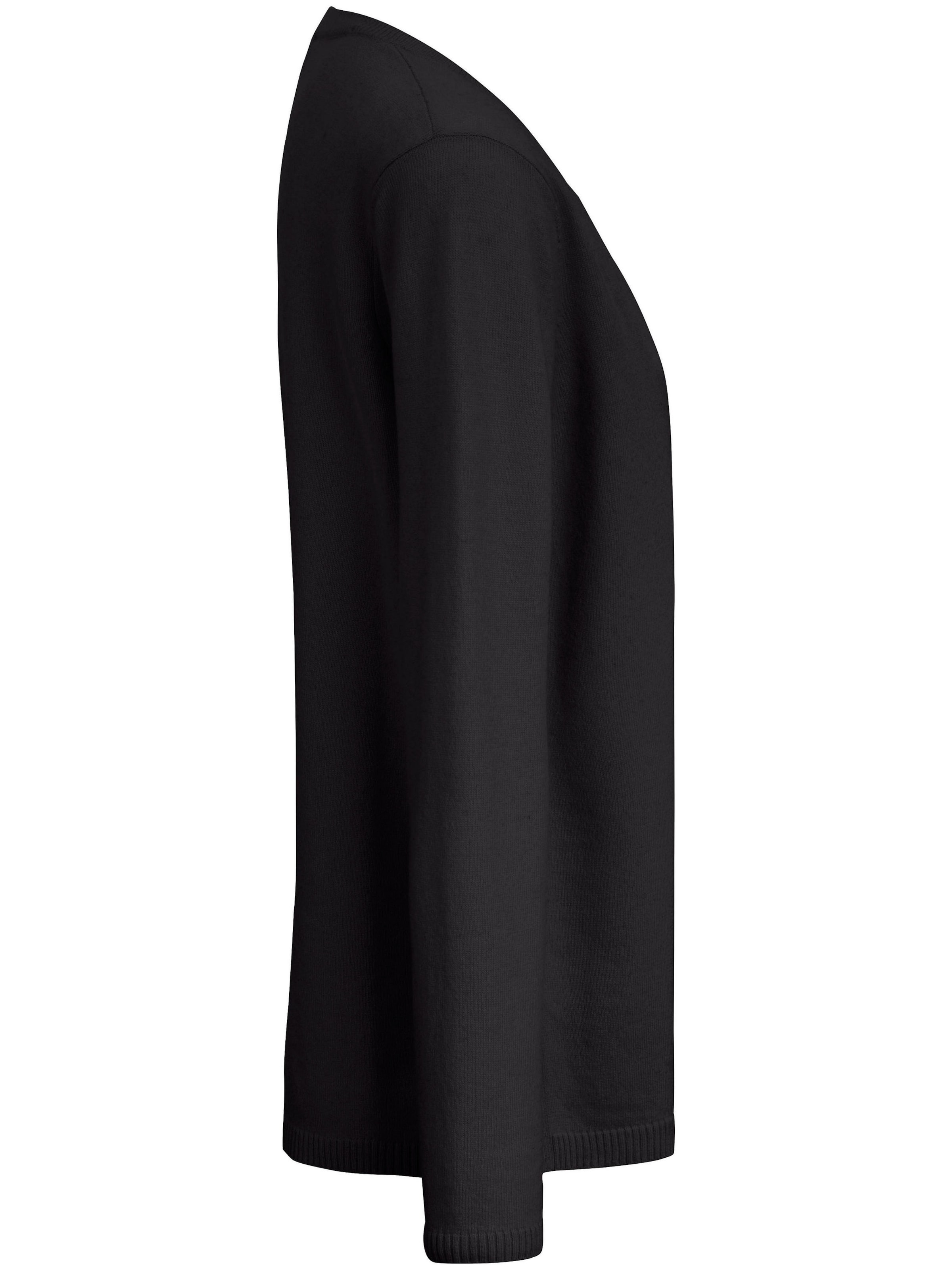 Frauen Pullover & Strick include V-Pullover aus 100% Kaschmir in Schwarz - GJ89924