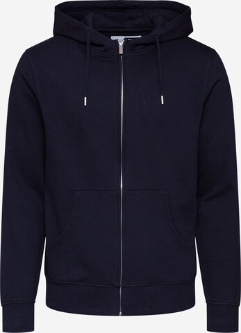 !Solid Zip-Up Hoodie 'Morgan' in Black: front