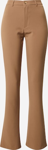 Moves Flared Broek 'sassy' in Beige: voorkant