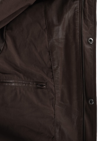 !Solid Lederjacke 'Camash' in Braun