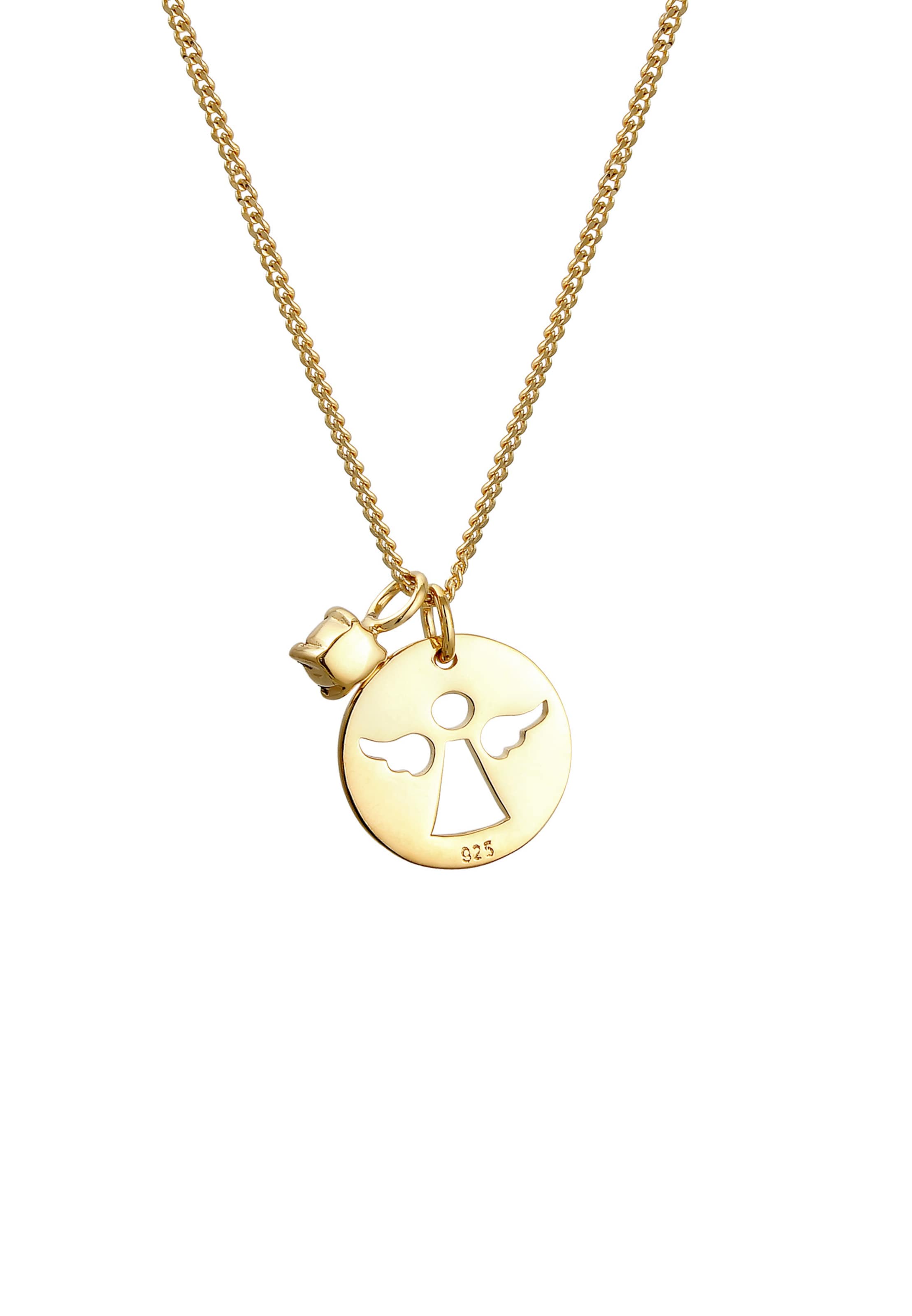 ELLI Ketting 'Engel' in Goud