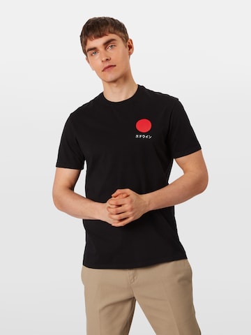 Coupe regular T-Shirt 'Japanese Sun TS' EDWIN en noir