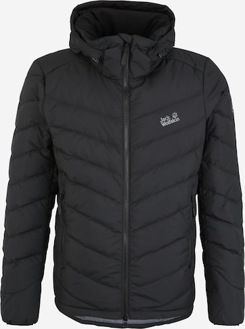 JACK WOLFSKIN Outdoor jacket 'Fairmont' in Black: front