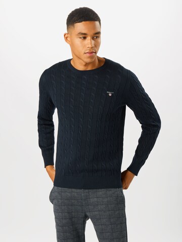 Coupe regular Pull-over GANT en bleu : devant