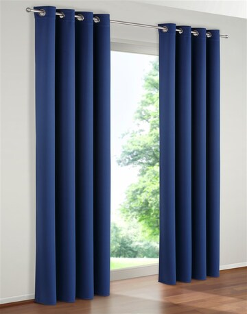 MY HOME Curtains & Drapes 'Solana' in Blue
