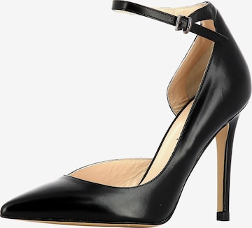 EVITA Slingback Pumps in Black: front