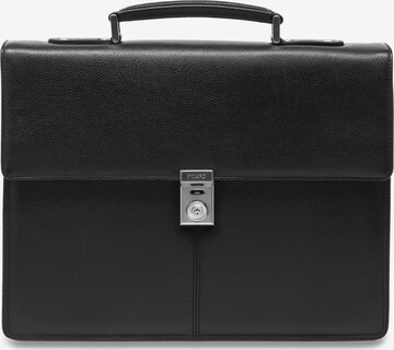 Picard Document Bag in Black: front