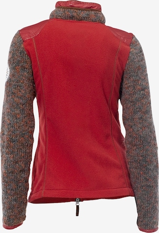 heine Fleece jas in Rood