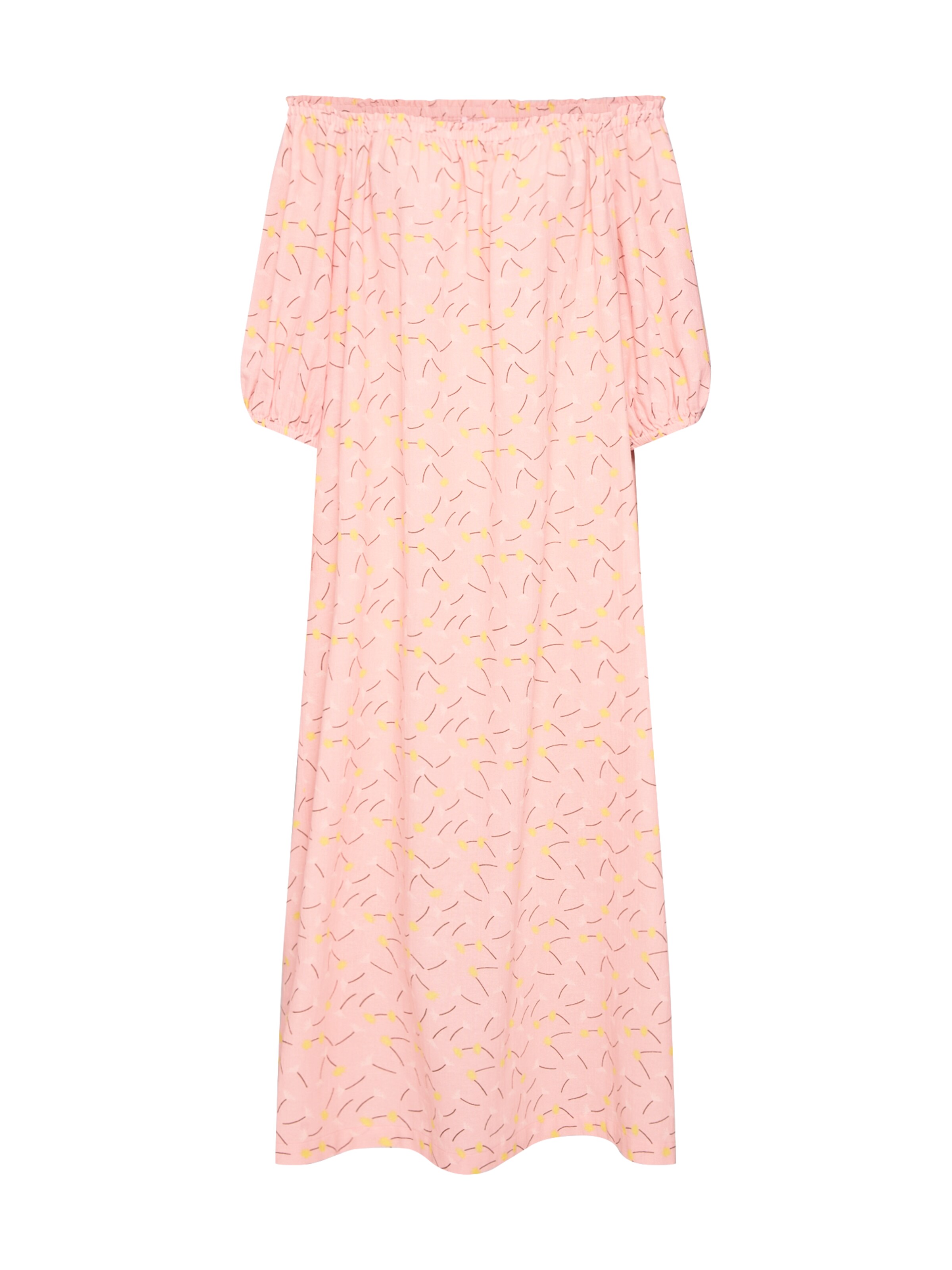 EDITED Šaty 'Rahima' - Zmiešané farby: predná strana