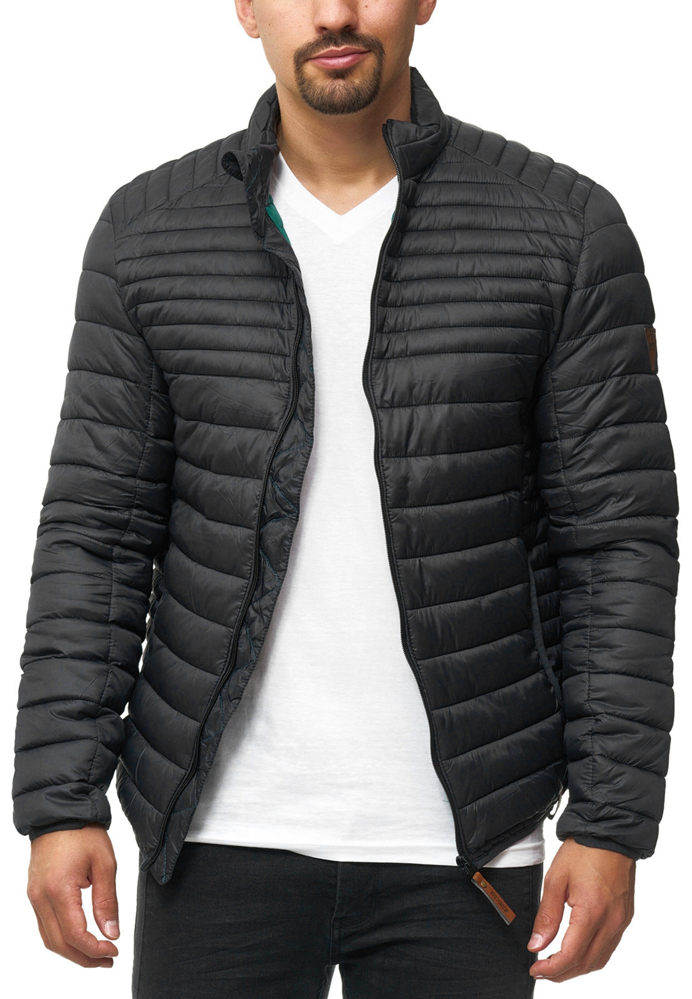 INDICODE JEANS Between-season jacket 'Islington' in Black