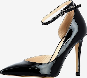 EVITA Slingback Pumps in Black: front