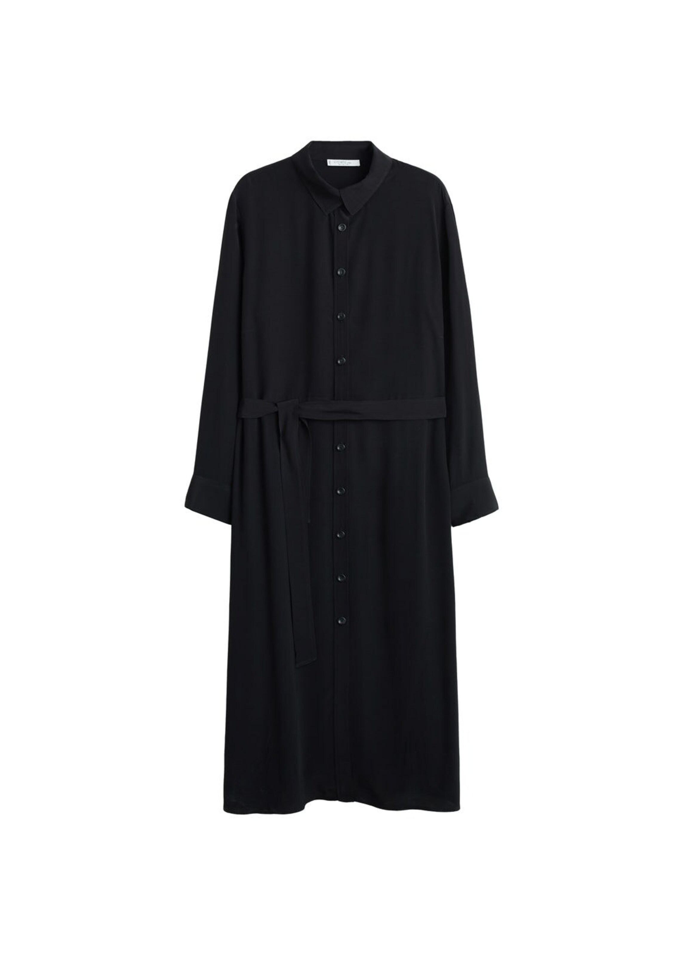 VIOLETA by Mango - Kleid 'Leopard' in schwarz