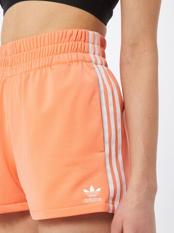 ADIDAS ORIGINALS Normální Kalhoty '3-Stripes' – oranžová