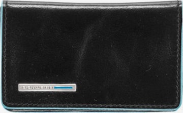 Piquadro Case 'Blue Square' in Black: front