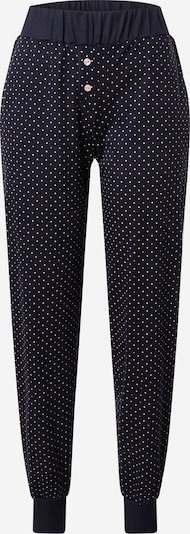 CALIDA Pantalon de pyjama en bleu foncé / rose / blanc, Vue avec produit