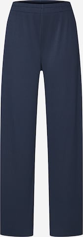 EDITED Wide leg Broek 'Pepita' in Blauw: voorkant