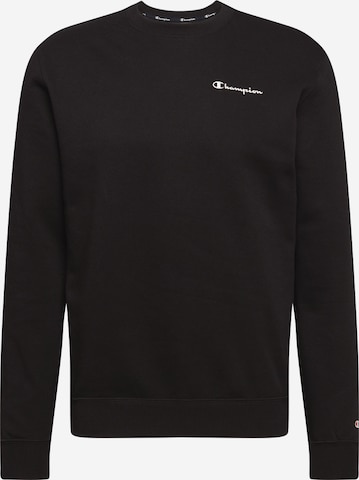 melns Champion Authentic Athletic Apparel Sportisks džemperis 'Legacy': no priekšpuses