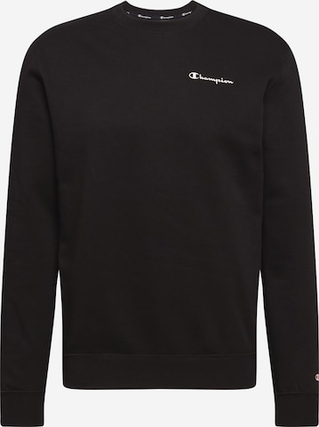 Sweat-shirt 'Legacy' Champion Authentic Athletic Apparel en noir : devant