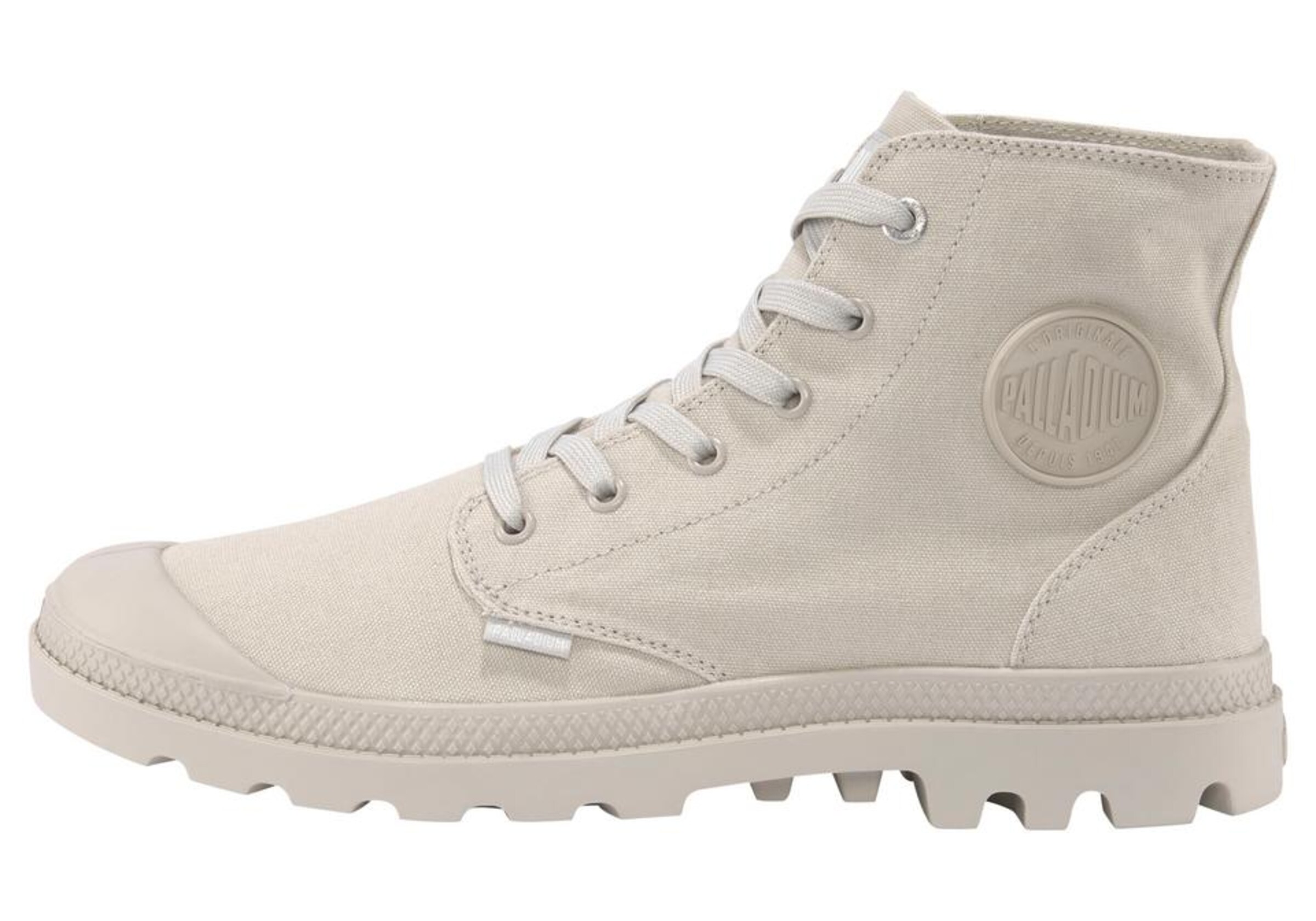 Palladium Trampki wysokie 'Pampa' w kolorze beżowy