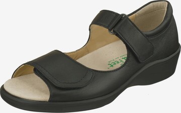 Natural Feet Sandals 'Tunis' in Black: front