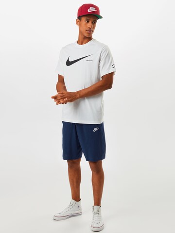 Nike Sportswear Normalny krój Spodnie w kolorze niebieski