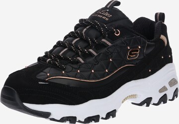 SKECHERS Sneaker  'D'lites' in Schwarz: predná strana