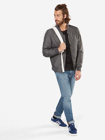 Urban Classics Between-Season Jacket in Grey