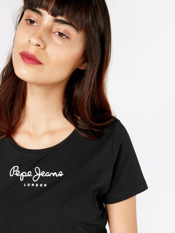 T-shirt 'NEW VIRGINIA' Pepe Jeans en noir